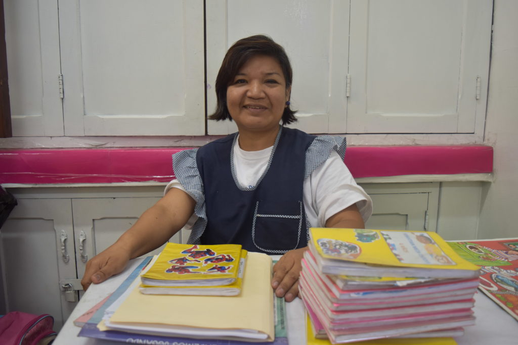 Enma Gonzáles, docente de la IEI 116 San Pablo en el Cercado de Lima.