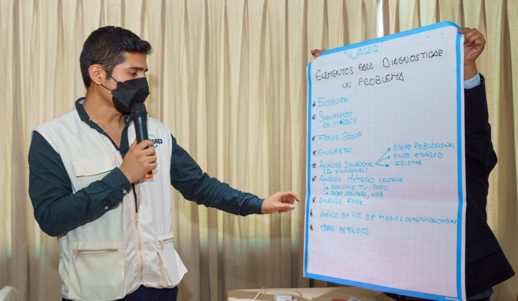 Facilitador de comunicación Brayan Silva - Prisma ONG