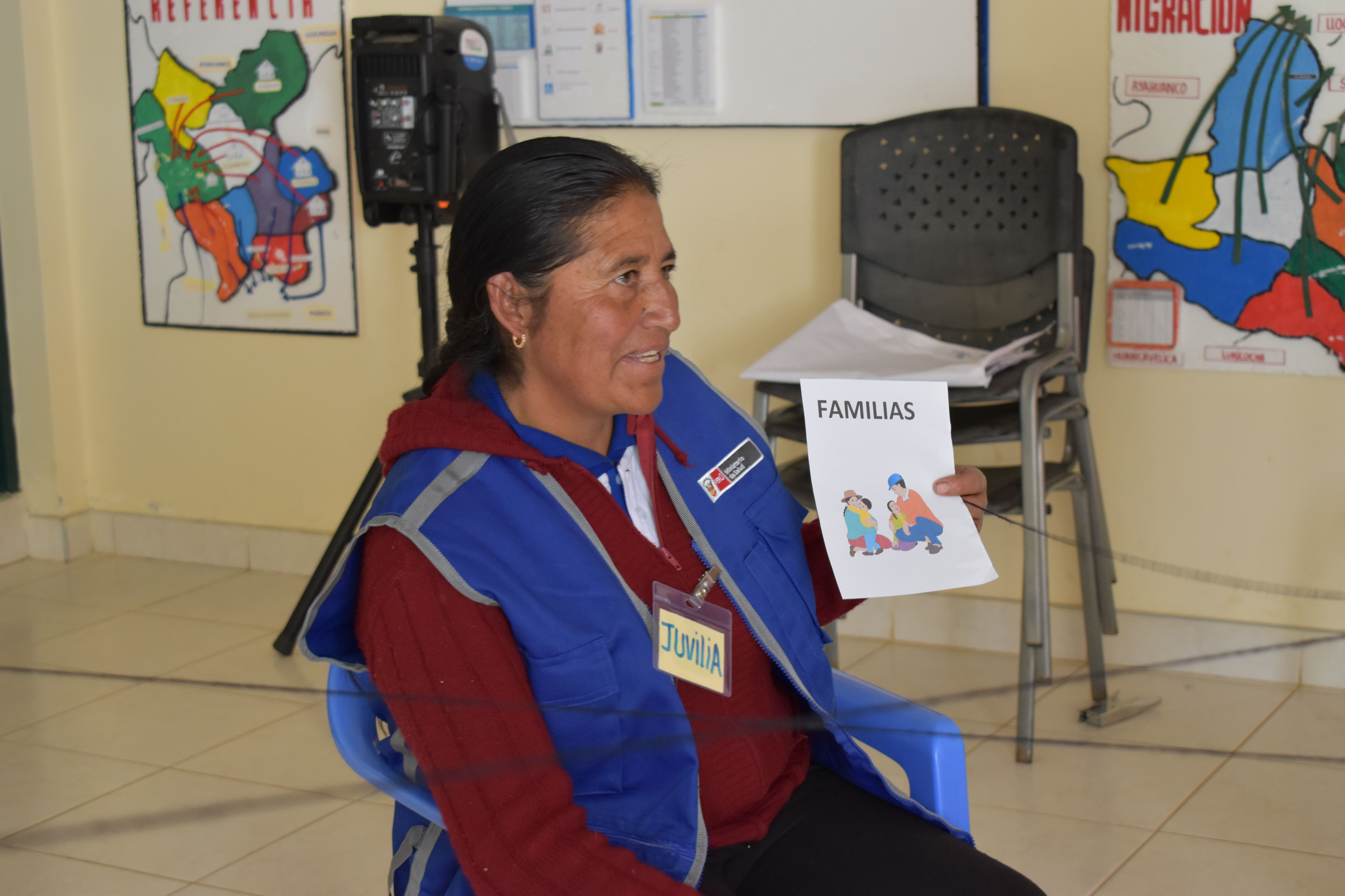 Madre andina en el liderazgo comunitario Prisma ONG