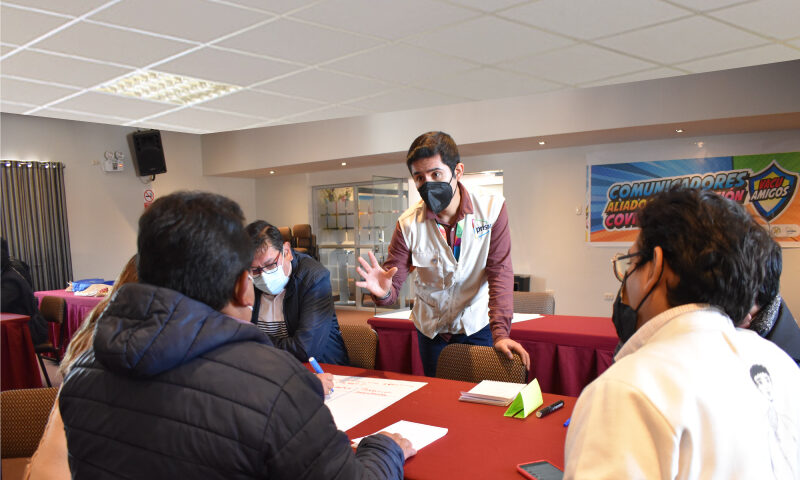 Facilitador de comunicación Brayan Silva - Prisma ONG