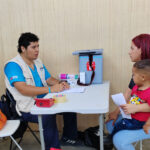 Consulta de salud a madre y niño beneficiarios del proyecto ECHO ASTRAL en Tumbes