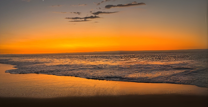 Atardecer en las Playas del Norte de Piura, Perú, proyecto Playas con Rumbo Prisma ONG.