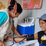 Toma de presión arterial como parte de la atención médica en el proyecto ECHO ASTRAL Tumbes